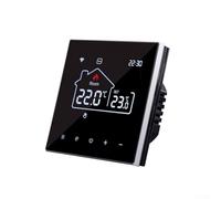 Thermostat intelligent WiFi pour chauffage au sol pour application tuya Thermostat de chauffage numérique avec écran tactile LCD Thermostat ambiant programmable 6 périodes par jour WiFi Régulateur de