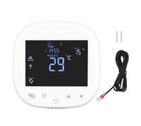 Thermostat Intelligent WiFi Programmable contrôle numérique de la température Application précise à Distance Blanc Mural pour Le Bureau à Domicile ABS