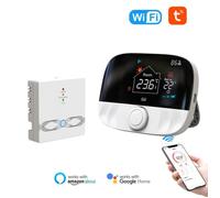 Thermostat intelligent WiFi sans fil régulateur de température programmable pour chauffage de pièce avec chaudière à gaz actionneur