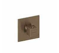 Thermostat Kludi , kit de finition 54739N175 encastré, avec unité fonctionnelle, bronze brossé