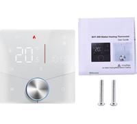 Thermostat Matter sans fil pour chauffage domestique à eau/chaudière à gaz avec application etpar assistant vocal, écran tactile LED numérique couleur, K réglable