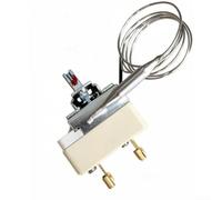 Thermostat Mécanique 300°C 25A pour Four | Plage 50-300°C, rotatif simple, pour idéal fours et chauffe-eau, métal pour durable, 25A/32A