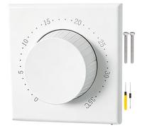 Thermostat mécanique pour chauffage au sol, 95-240 V, 16 A, avec bouton rotatif