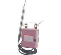 Thermostat Mécanique Réglable 75°C pour Chauffe-eau avec Sonde en pour cuivre - Interrupteur de Température pour de pour chauffage Domestique 13x8x9cm(C)