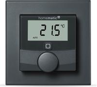Thermostat mural avec capteur d'humidité, couleur anthracite, pour un système de chauffage intelligent