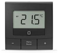 Thermostat mural de base, anthracite, intelligent, pour radiateurs
