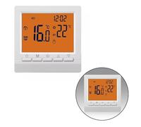 Thermostat mural numérique LCD pour chauffage de la maison, 8,5 x 8,5 cm | Ce thermostat numérique LCD mural offre un contrôle précis de la température programmable pour un chauffage efficace de la