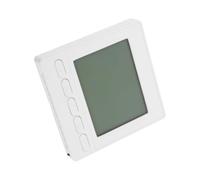 Thermostat Mural Programmable LCD pour Climatisation et Chauffage au Sol | Interface Conviviale, Boutons Simples, Montage Mural Blanc, Double Intégration, Compatibilité, Rénovation Familiale