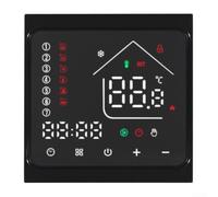 Thermostat numérique 3 A eau 16 A chauffage électrique (16 A noir)