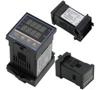 Thermostat Numérique AC 100-240V Sortie pour relais 3A Thermostat | pour affichage LED double couleur, contrôle PID intelligent, protection surchauffe, précision élevée, longue durée de vie