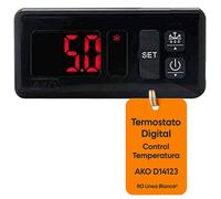 Thermostat numérique AKO-D14123, 230 V, programmable, avec capteur inclus