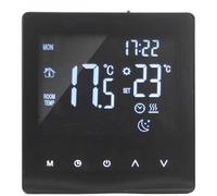 Thermostat numérique avec écran LCD, programmable, intelligent, tactile, contrôleur de chaudière à eau chaude au sol, noir, AC90-24