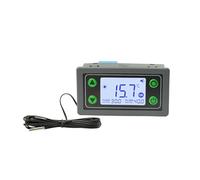 Thermostat numérique avec large entrée 6 V-30 V pour HVAC, 30 A | Module de contrôle de température de haute précision avec une précision de 0,1 °C et sondes scientifiques