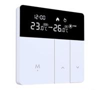 Thermostat numérique avec panneau tactile acrylique, eau 3 A/16 A | Pour chauffage au sol