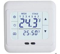 Thermostat numérique blanc à écran tactile système de chauffage au sol pour la maison régulateur de température AC 220V