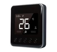 Thermostat numérique Honeywell TF428DN-RSS_U noir, pour ventilo-convecteur