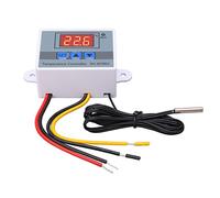 Thermostat Numérique Interrupteur Micro-Ordinateur Régulateur de Température Programmable Chauffage Refroidissement Thermostat électronique 10A avec Sonde étanche (110-220V)