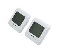 Thermostat numérique LCD pour systèmes de chauffage au sol | Écran tactile 86 x 86 mm | 230 VAC 16 A 3600 W | Programmation programmable 5/6/7 jours | Intégré et