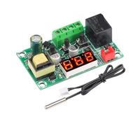 Thermostat numérique LED W1209, 5 pièces, contrôleur de température, module de commutation, capteur NTC étanche, AC 110-220 V(Red)