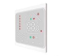 Thermostat numérique pour chauffage électrique 3 A et 16 A, panneau | Panneau acrylique, plage de 0 à 90 °C, précision ± 0,5 °C, réglage hystéréis, pour chauffage au sol dans les maisons et les