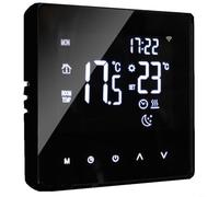 Thermostat numérique programmable sans fil Smart Home Contrôleur de température ambiante HD LCD Écran tactile Contrôle à distance Capteur précis Fonction de mémoire Hebdomadaire Verrouillage enfant