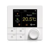 Thermostat numérique, Thermostat WiFi Intelligent for Salle Tuya, Chauffage par Le Sol, contrôleur de température numérique Programmable Installation Facile (Color : R8C.716 White, Size : Small)
