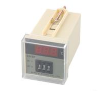 Thermostat Numérique XMTD-2001 Type K Régulateur de Température 0-399°C pour Chauffage Refroidissement Four Industriel 72x72mm(399℃)