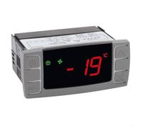 Thermostat numérique XR02CX Régulateur de refroidissement -40 à 99 °C Sonde de température électronique Boîtier ABS 74 mm Thermostat encastré pour réfrigérateur Écran LED Régulateur intelligent avec