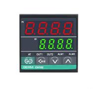 Thermostat PID Intelligent CH102 Double Alarm 48x48mm | Double pour alarme, pour affichage LED pour bicolore, contrôle PID intelligent, sûr et , pour fours et séchoirs
