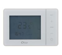 Thermostat programmable filaire blanc Compatible chauffage électrique et gaz Programmation hebdomadaire 5+2 6+1 ou 7 jours