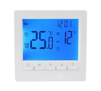 Thermostat programmable Intelligent - Contrôleur de température, écran LCD Mural | Thermostat précis alimenté par Piles, contrôleur de réglage Automatique de la température pour Maisons