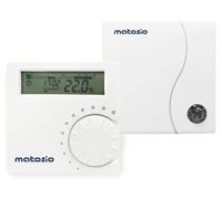 Thermostat programmable sans fil avec récepteur pour chaudière, à fixer au mur