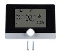 Thermostat Programmable Température Termostato Caldaia Hermann Saunier Duval, Contrôleur pour Système de Chauffage de Chaudière Murale Noir (Noir)