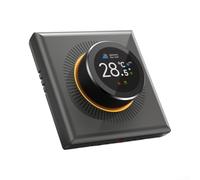 Thermostat programmable WiFi intelligent, écran TFT 1,32" | Application et commande vocale, interface bouton rotatif, éclairage ambiant, couleurs personnalisables