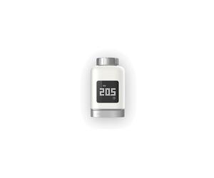 Thermostat Radiateur Bosch II ZigBee Blanc : Connecteur M30 x 1.5 mm, LED, 0-50°C, IP20, portée 50m, pile AA, compatible Amazon Alexa & Google Assistant