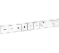 hansgrohe RainSelect thermostat 15384700 blanc mat, 5x consommateurs, encastré