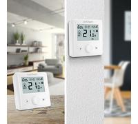 Thermostat d'ambiance connecté Avidsen HomeFlow WL sans fil Précision 0,5°C Wi?Fi 2.4 GHz RF 868 MHz Blanc
