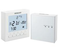 Thermostat sans fil pour chaudière à gaz, 6 plages de programmation, blanc