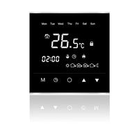 Thermostat tactile design Warm Life - Thermostat d'ambiance numérique programmable avec capteur de température interne et capteur de sol - Contrôle de chauffage pour chauffage au sol 16A
