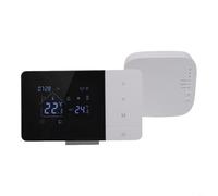 Thermostat Wi-Fi programmable pour chaudière, pour contrôle de l'application intelligente Tuya avec fonction vocale, régulateur de température ambiante sans fil pour chauffage au sol et pour pompe