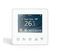 Thermostat Wi-FI ThermoLife ET81W avec écran Couleur - Thermostat d'ambiance numérique programmable avec capteur de température Interne et sonde au Sol - Commande de Chauffage pour Chauffage au Sol