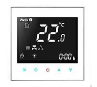 Thermostat WiFi Beca BAC-2000ELW Fan Coil Programmable Quatre tubes pour climatisation Ventilo-convecteur avec connexion WiFi pour soutien Intelligent Voice