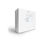 Avidsen Home Temp - Thermostat Connecté WiFi Filaire pour Chaudière et Pompe à Chaleur, Programmation Hebdomadaire, Précision 0,5°C, Détection Fenêtre Ouverte, Compatible Alexa et Google Home, Blanc