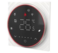 Thermostat WiFi intelligent Tuya àvocale, régulateur de température numérique programmable 5 A pour chauffage au sol, thermostat mural intelligent avec éclairage à intensité variable pour le chauffage