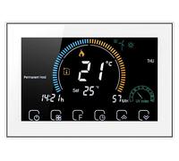 Thermostat WiFi pour chaudière à gaz, avec contrôle via application etvocale, écran LCD, couleur blanche