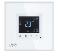 Thermostat WiFi pour chaudière à gaz, encastrable, 16A, compatible avec l'application Tuya, de couleur blanche