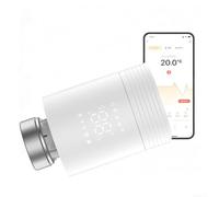 Thermostat WiFi pour radiateur Smart App pour tuya pour alexa | Contrôle vocal pour alexa, app pour tuya/Smart Life, écran LED digital, gestion pour chauffage à distance, commande mains