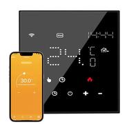 Thermostat WiFi Smart pour chauffage au sol d'eau et chaudière à gaz, thermostat d'ambiance programmable Thermostat de chauffage numérique intelligent Prend en charge Alexa, Google Home Commande