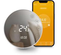 Thermostat WLAN, écran tactile intelligent, compatible avec les systèmes de chauffage au gaz et le chauffage au sol, 3A