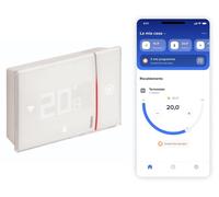 Thermostat WLAN pour chaudière murale, programmable, de couleur blanche